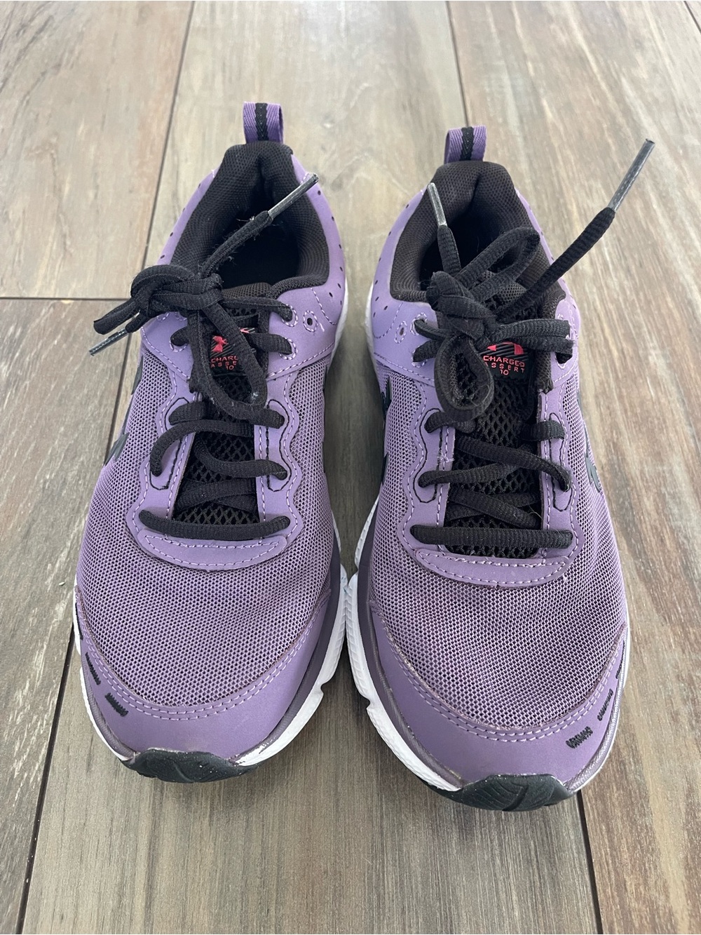 Under Armour Women’s Charged Assert 10 Retro Purple running shoes size US 7.5 - Picture 6 of 14